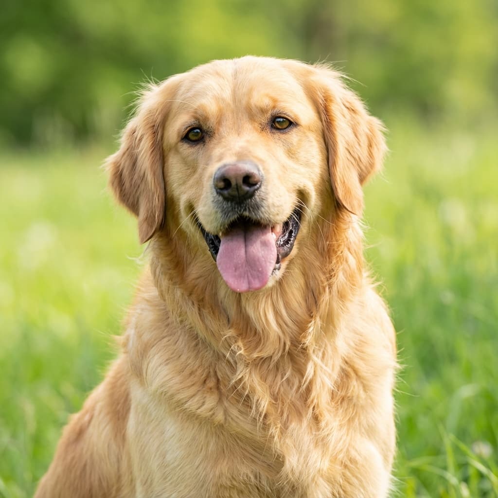 Good: clear dog portrait